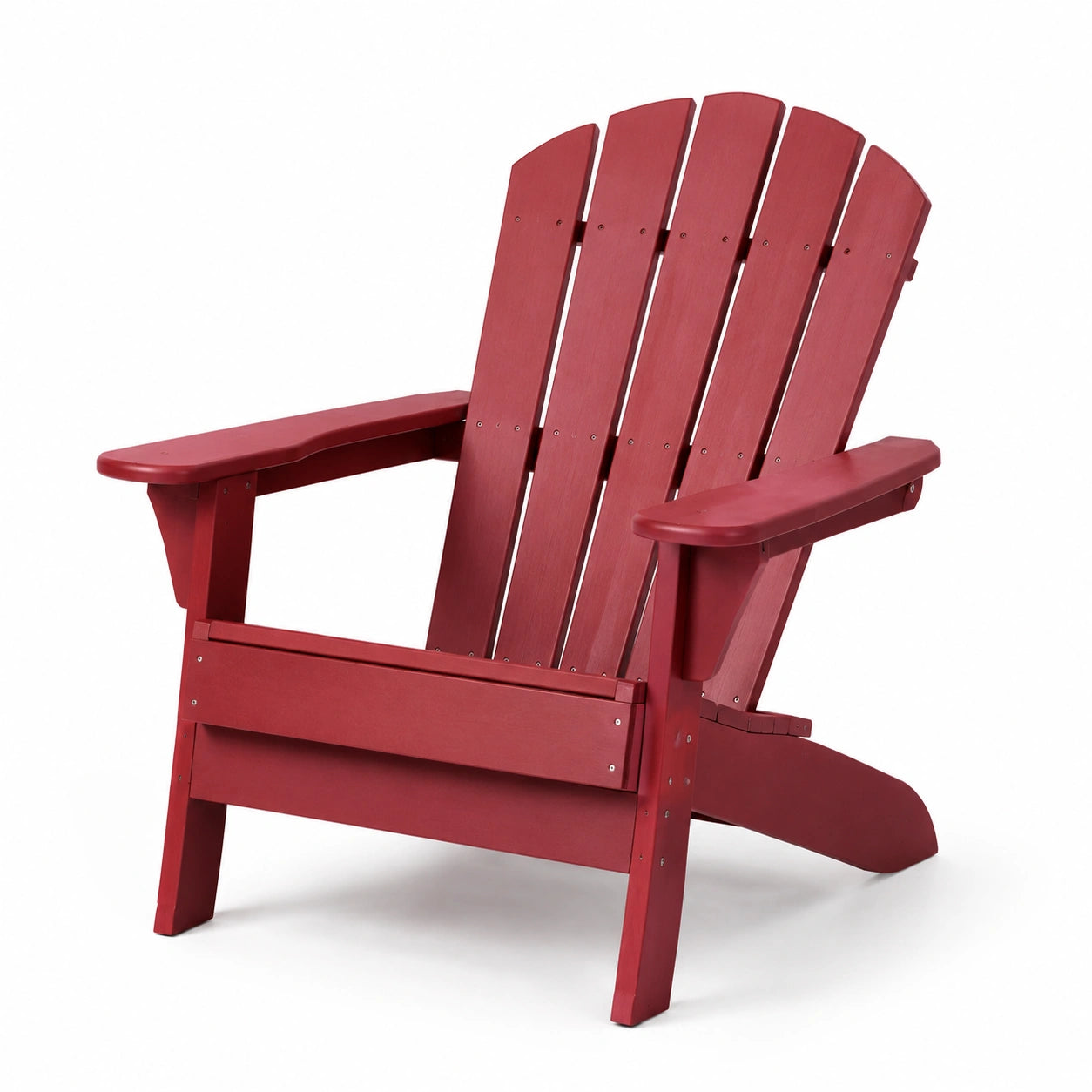 Silla de Madera para Exterior Roja 90cm x 75cm x 85cm
