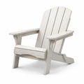 Silla Adirondack de Madera Compuesta Blanca 90x75x88cm