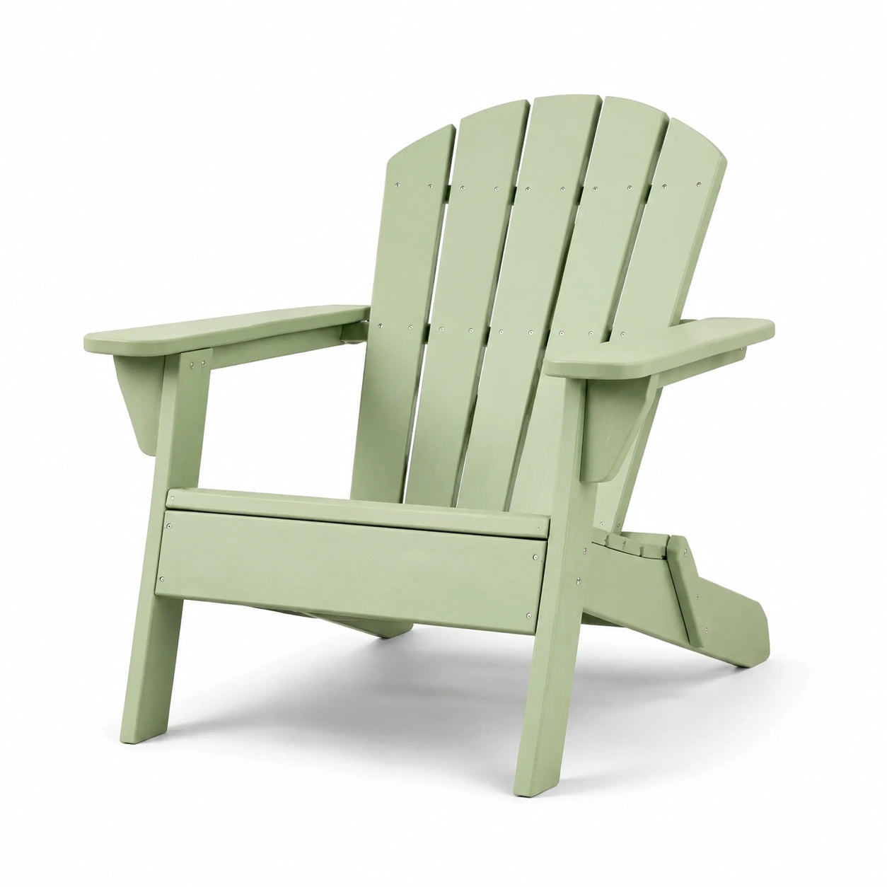 Silla Adirondack de Madera de Pino Verde