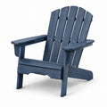 Silla Adirondack de Madera Azul para Exteriores