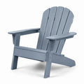 Silla Adirondack de Madera Plástica Azul 88cm x 75cm x 90cm
